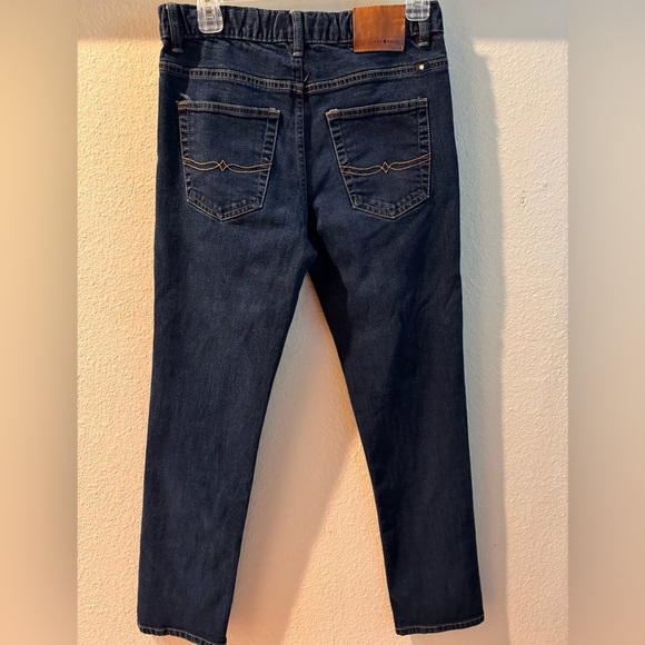 LUCKY BRAND Boy’s Classic Straight W/Elastic Waist W/Adjustable Buttons. Size 18 - Picture 2 of 10